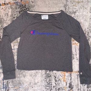 Size Medium, Champion crop sweater.